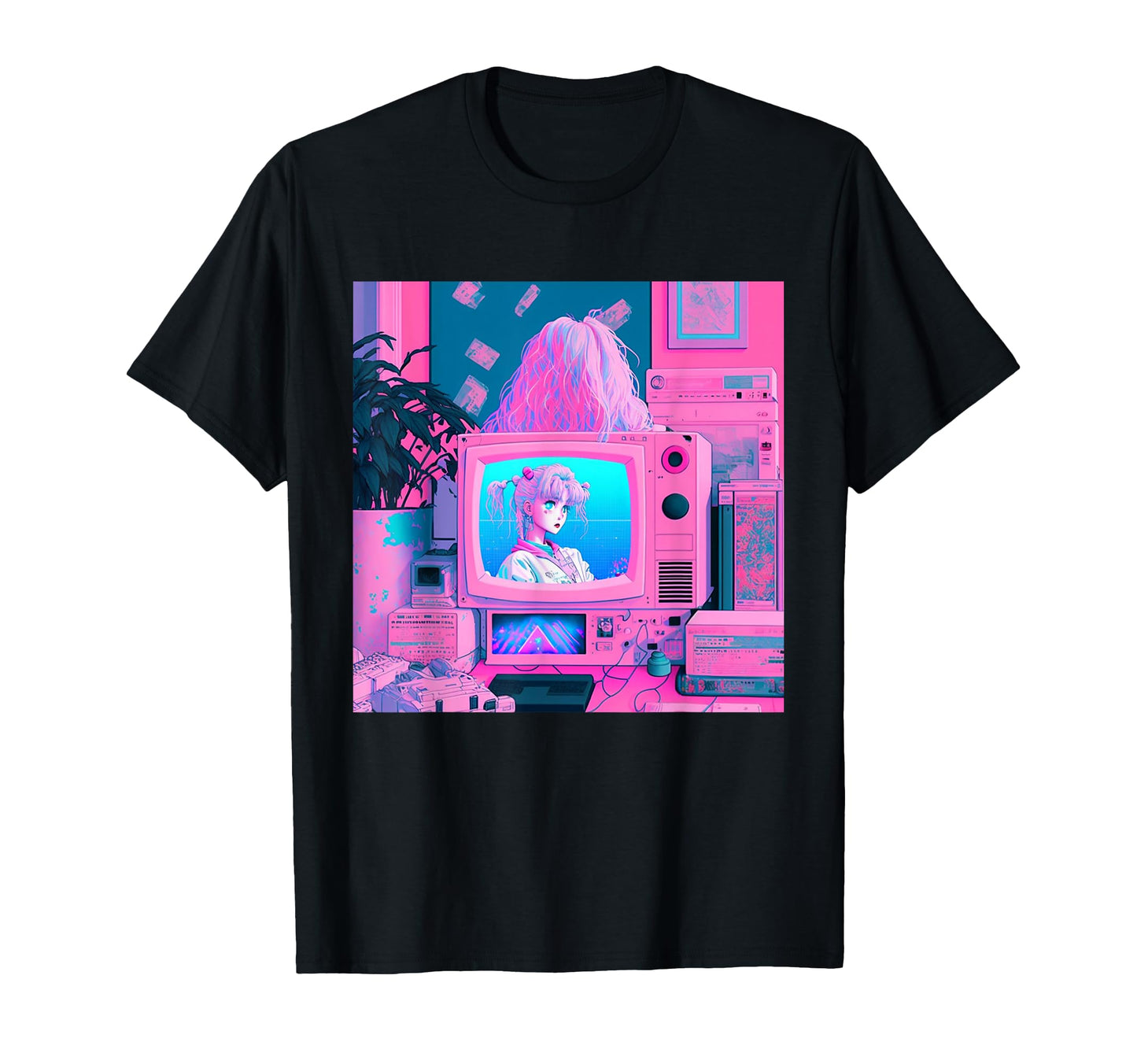 Vaporwave Aesthetic 90S Egirl Japanese Art T-Shirt - Unique Graphic Unisex