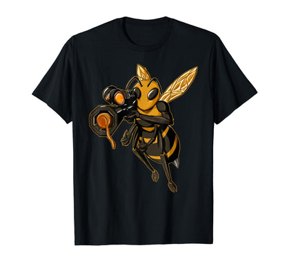 Killer Beez Hip Hop Old School Rap T-Shirt - Custom Art Print Men Women