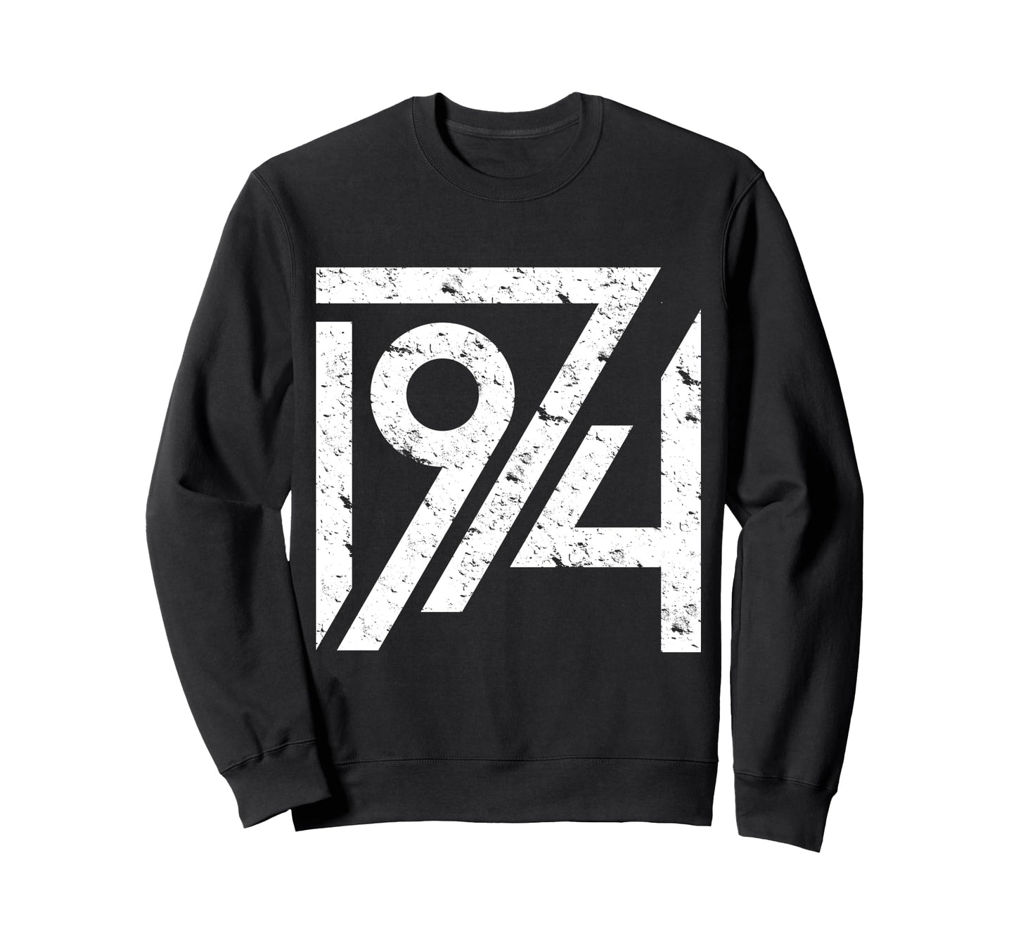 1974 Birthday Grunge Alternative Sweatshirt - Trendy Graphic Men Women