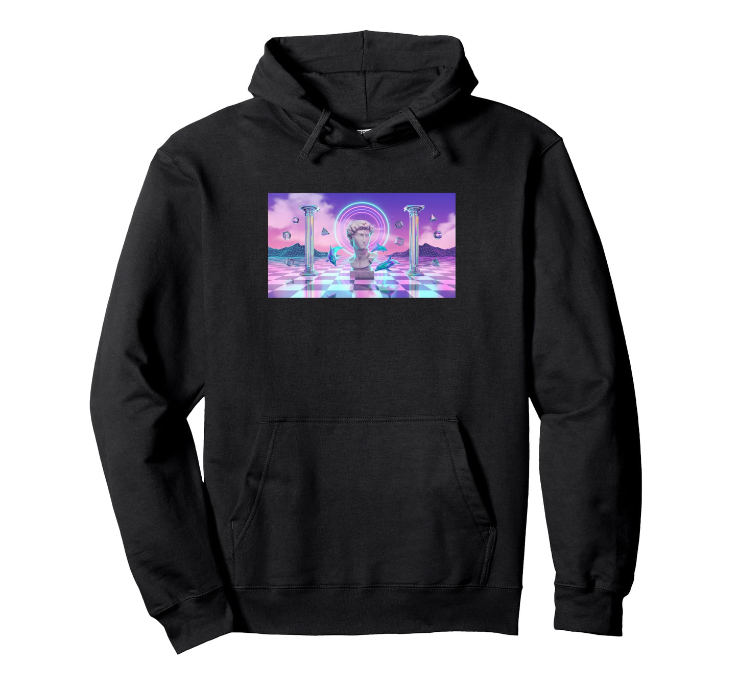 Vaporwave Aesthetic Trippy Vapor Wave Hoodie - Unique Graphic Unisex