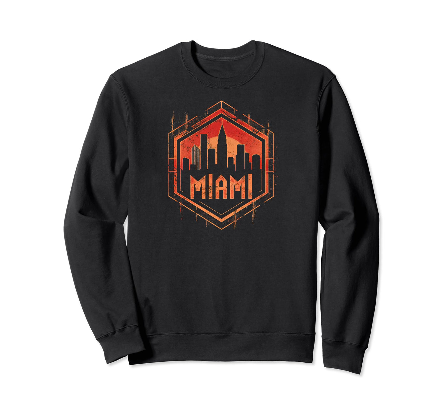 Miami Grit 90S Grunge Urbandecay Sweatshirt - Fun Novelty Design Men Women