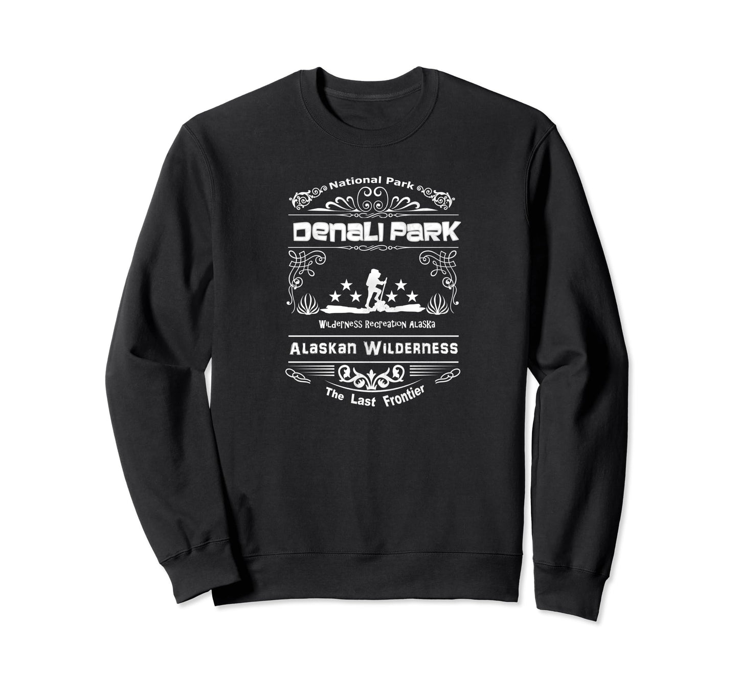 Denali National Park Alaska Souvenir Sweatshirt - Aesthetic Graphic Unisex
