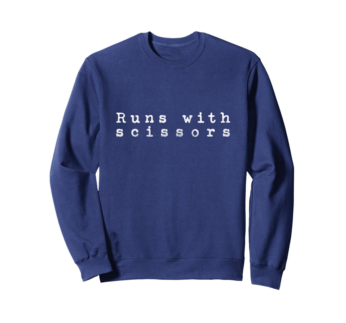 Runs Scissors 90S Sweatshirt - Aesthetic Graphic Men Women