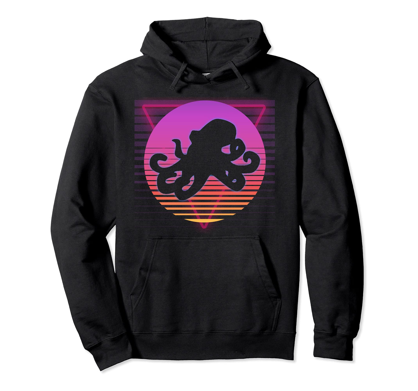 Octopus Japanese Vaporwave Aesthetic 80S 90S Hoodie - Graphic Print Unisex