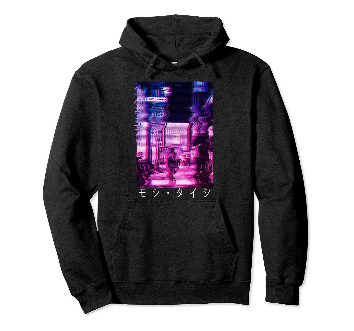 Vaporwave Aesthetic Japan 80S 90S Tokyo Hoodie - Minimalist Print Unisex
