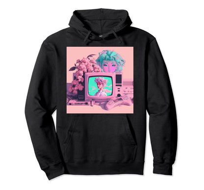 Vaporwave Aesthetic 90S Egirl Hoodie - Fun Novelty Design for Adults