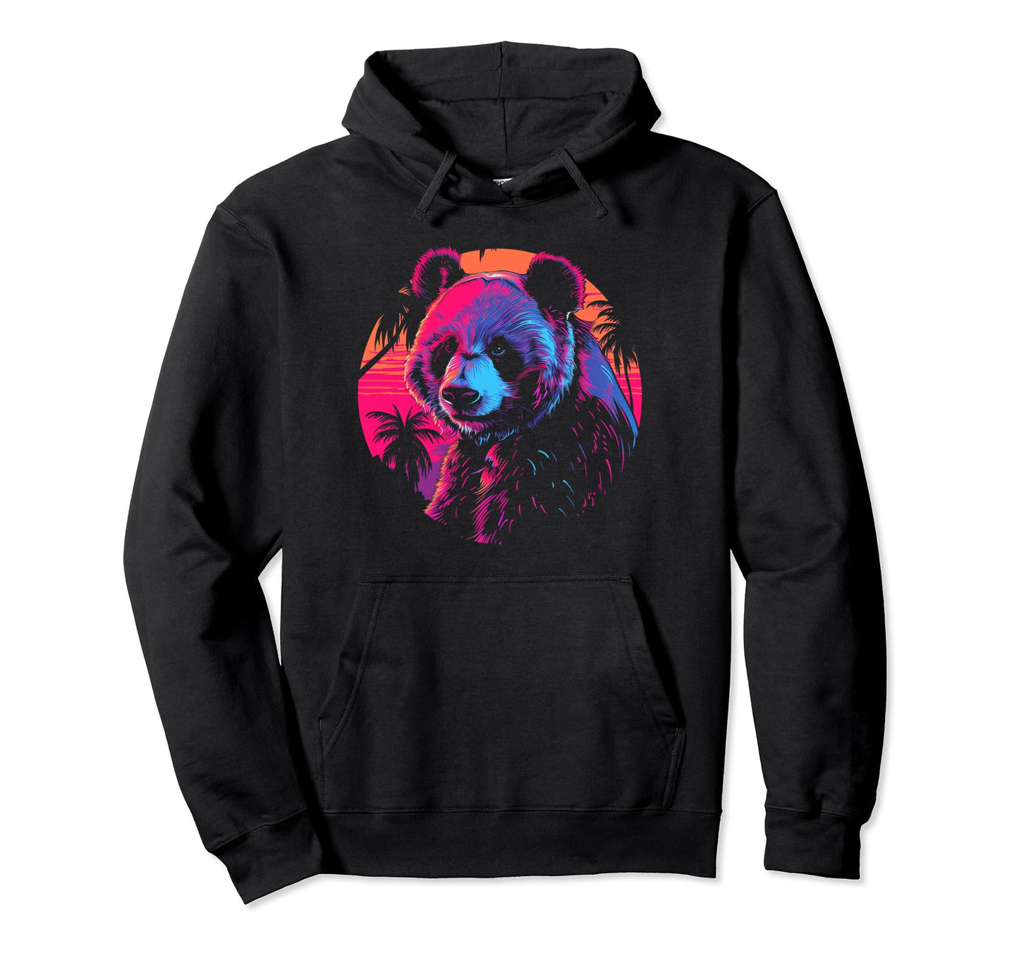Panda Vaporwave Aesthetic Hoodie - Casual Everyday Wear Men Women