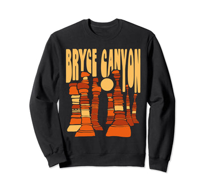 Bryce Canyon National Park Hoo Doo Sweatshirt - Trendy Graphic Men Women