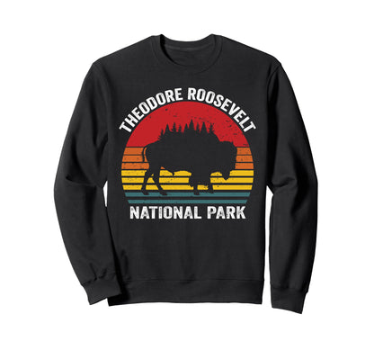 Us Theodore Roosevelt National Sweatshirt - Minimalist Print Men Women