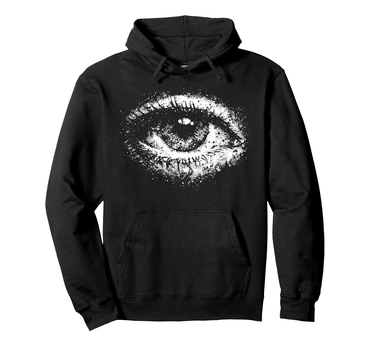 Cyber Goth Y2K Occult Eye Aesthetic Hoodie - Custom Art Print Men Women