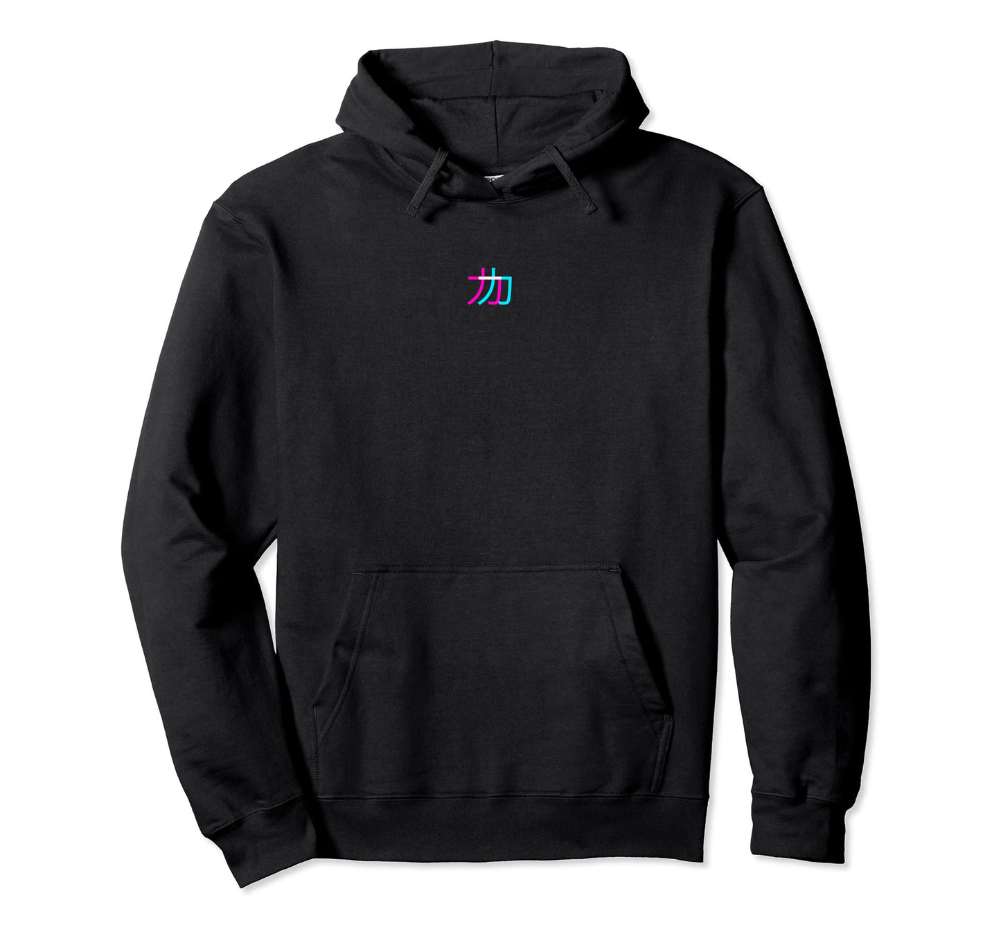 Chikara Japanese Glitch Anime Aesthetic Hoodie - Fun Novelty Design Unisex
