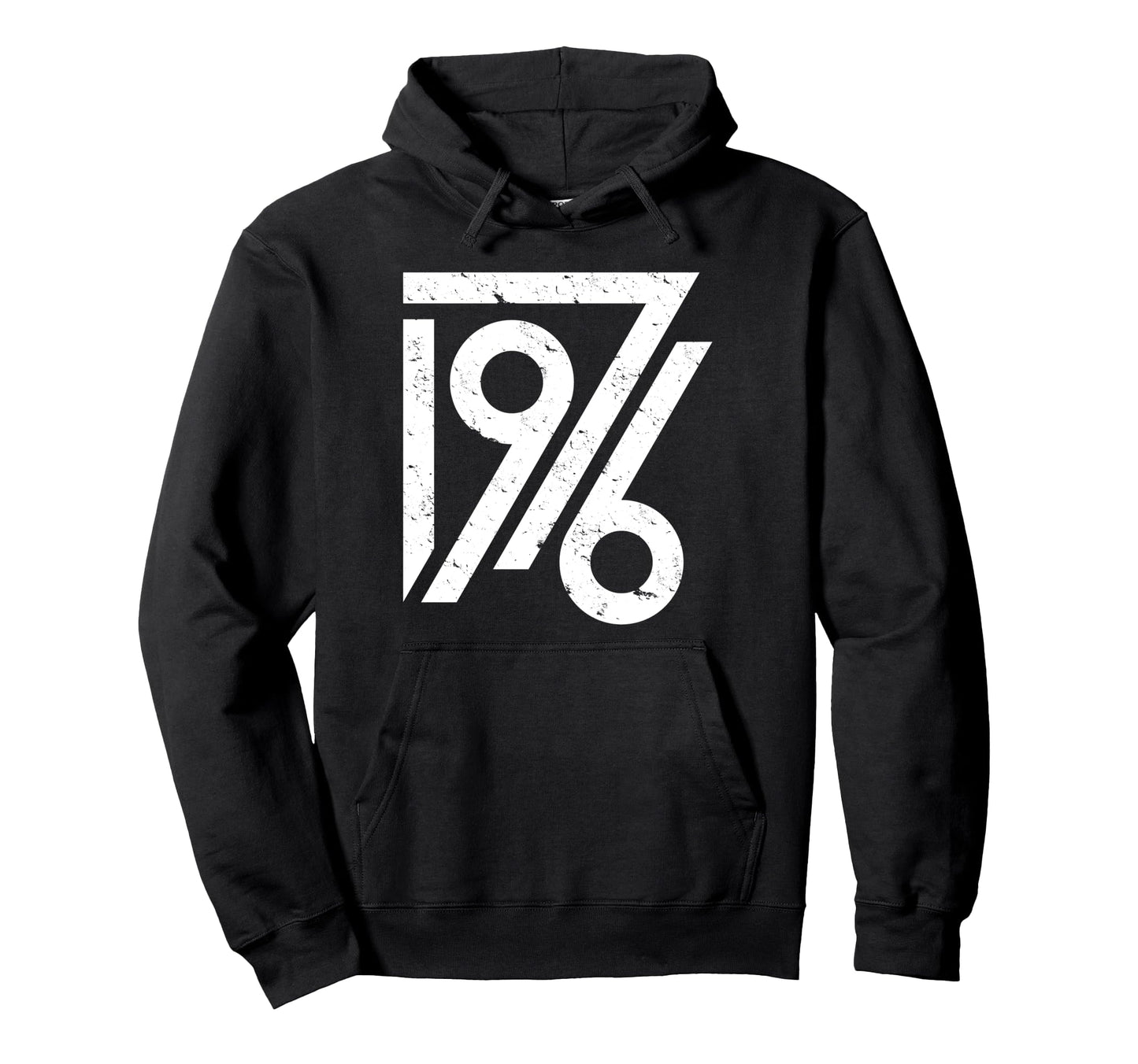 1976 Birthday Grunge Alternative Hoodie - Fun Novelty Design for Adults