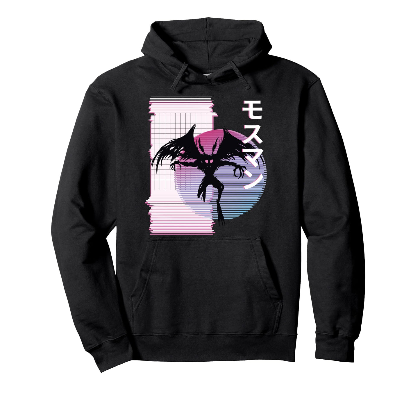 Vaporwave Aesthetic Japanese Hoodie - Fun Novelty Design for Adults