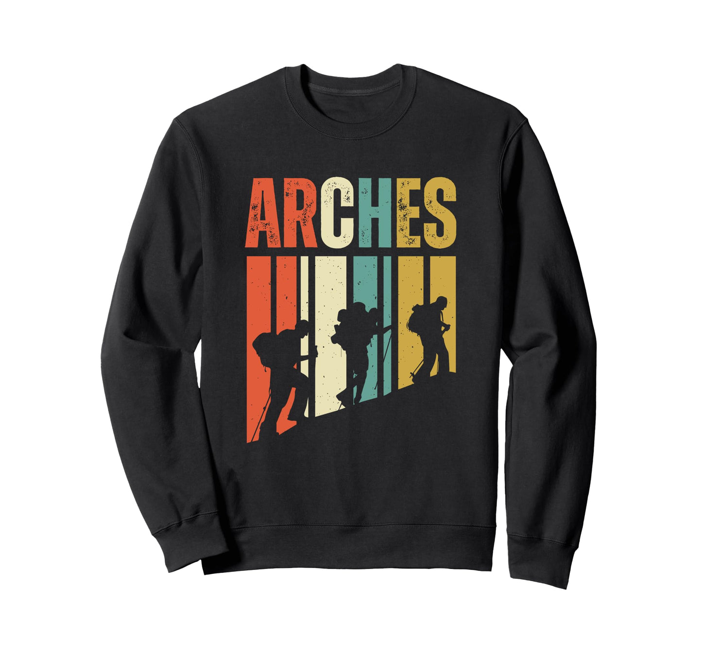 Arches National Park Hiking Mountain Sweatshirt - Trendy Graphic Unisex