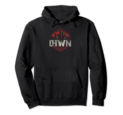 Dtown Grit 90S Grunge Urbandecay Mens Hoodie - Aesthetic Graphic Unisex