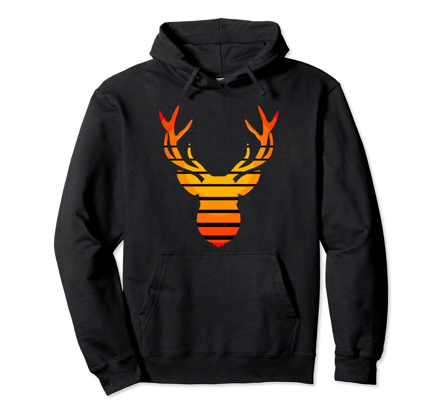 Vaporwave Aesthetic Deer Hunting Hoodie - Custom Art Print Men Women