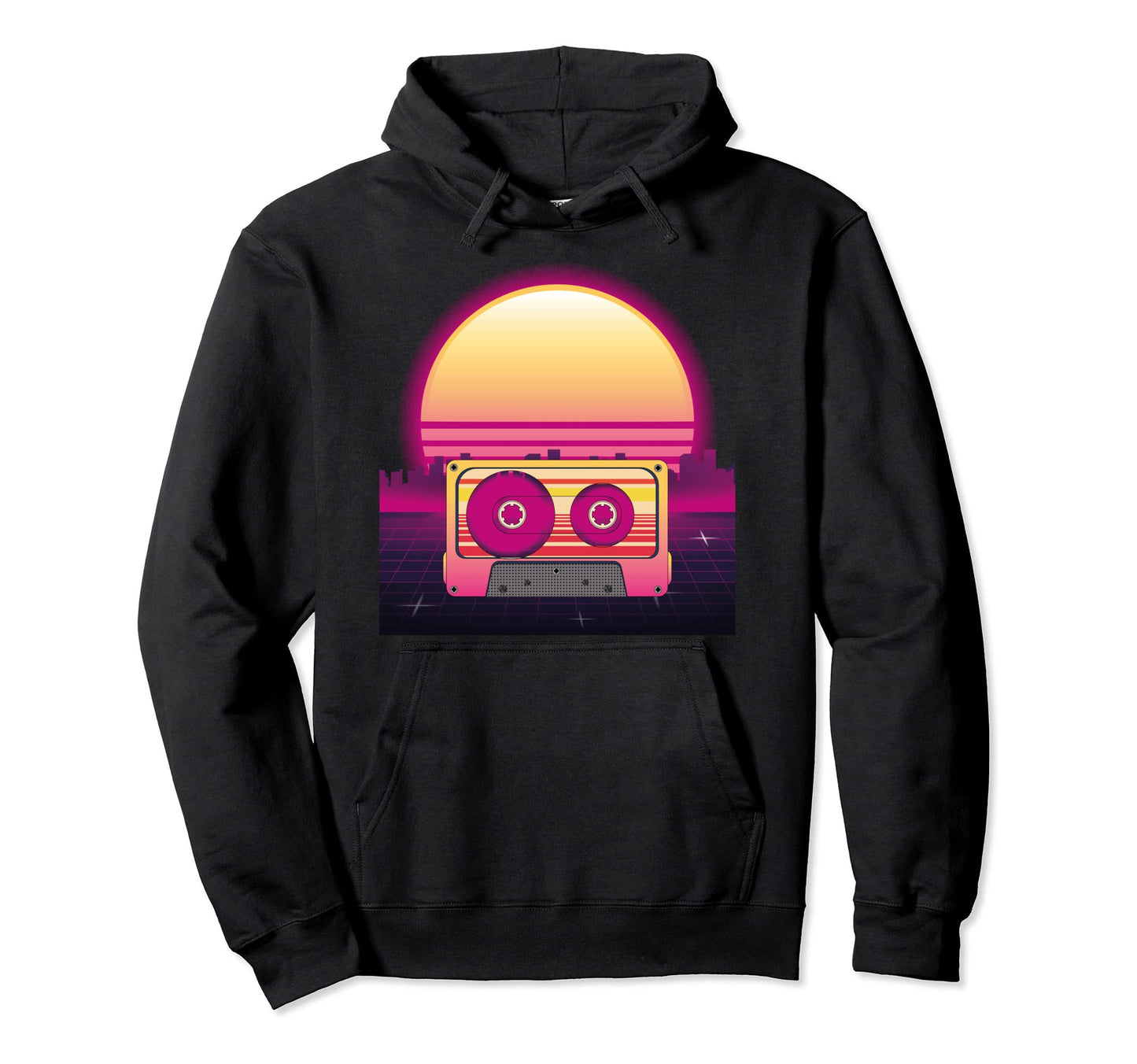 80S Art Vaporwave Aesthetic 80S Music Hoodie - Fun Novelty Design Unisex