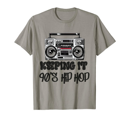 90S Hip Hop Old School 50Th Year T-Shirt - Fun Novelty Design Men Women
