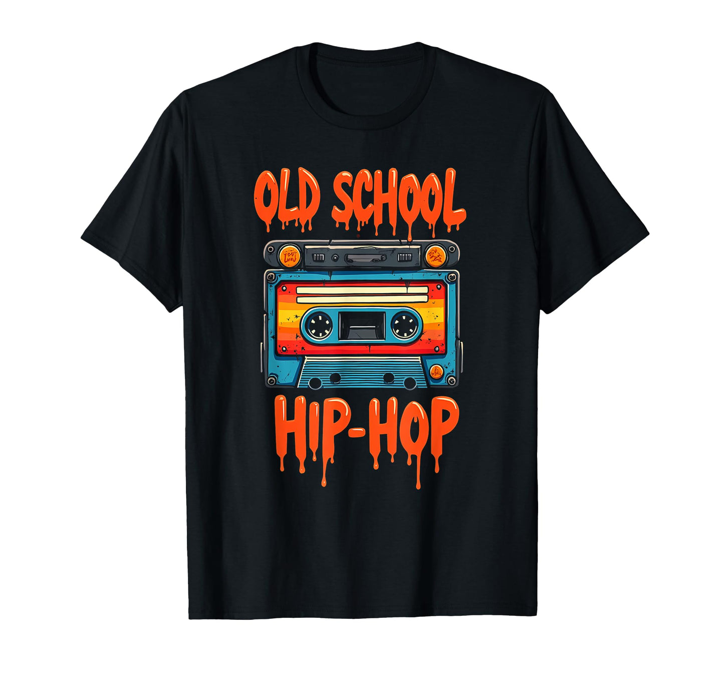 Fun Old School Hiphop Cassette T-Shirt - Streetwear Style Men Women