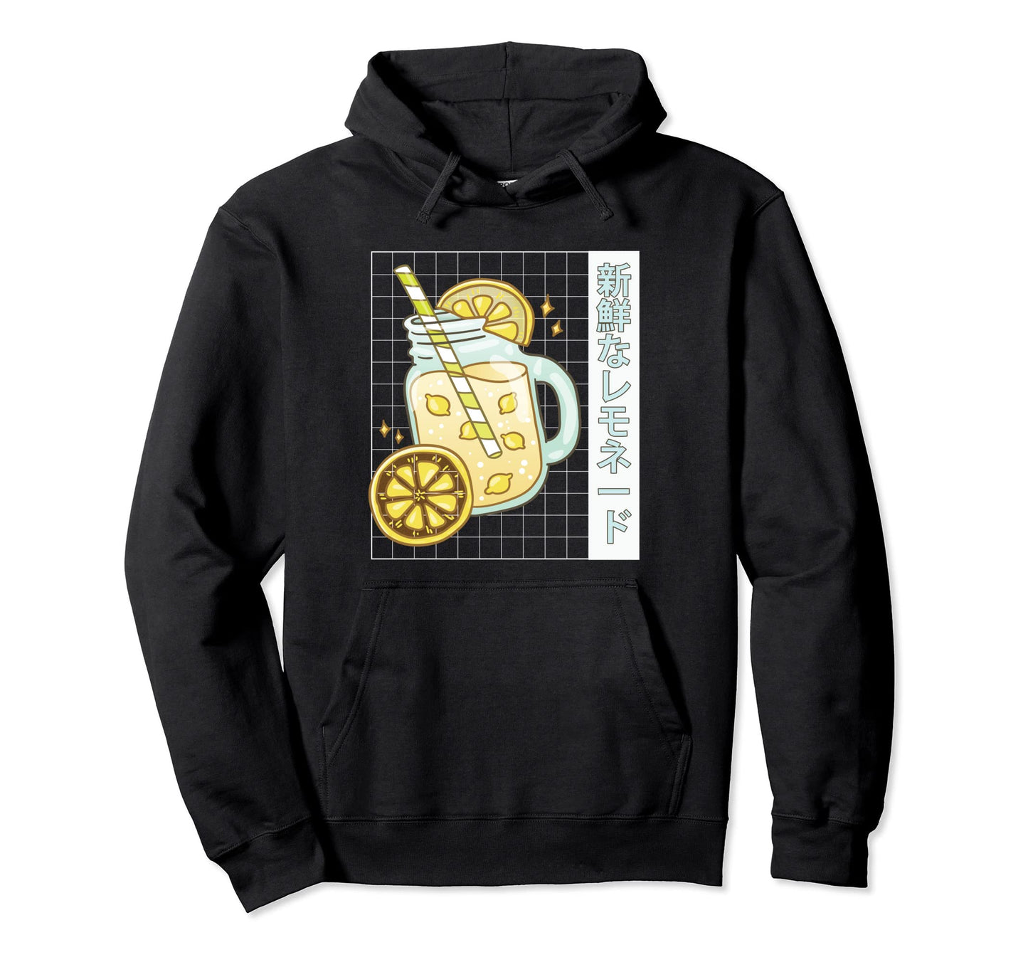 Lemonade Aesthetic Vaporwave 80S Japanese Hoodie - Graphic Print Men Women