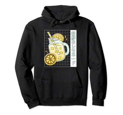 Lemonade Aesthetic Vaporwave 80S Japanese Hoodie - Graphic Print Men Women