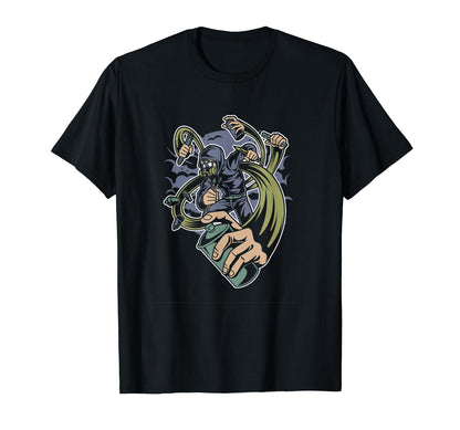 Graffiti Hip Hop Old School T-Shirt - Aesthetic Graphic for Adults