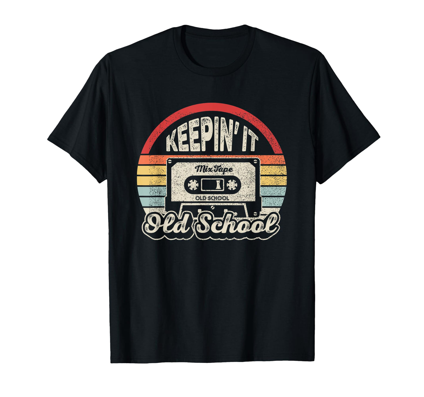 Cassette Music Old School Hip Hop T-Shirt - Casual Everyday Wear Men Women