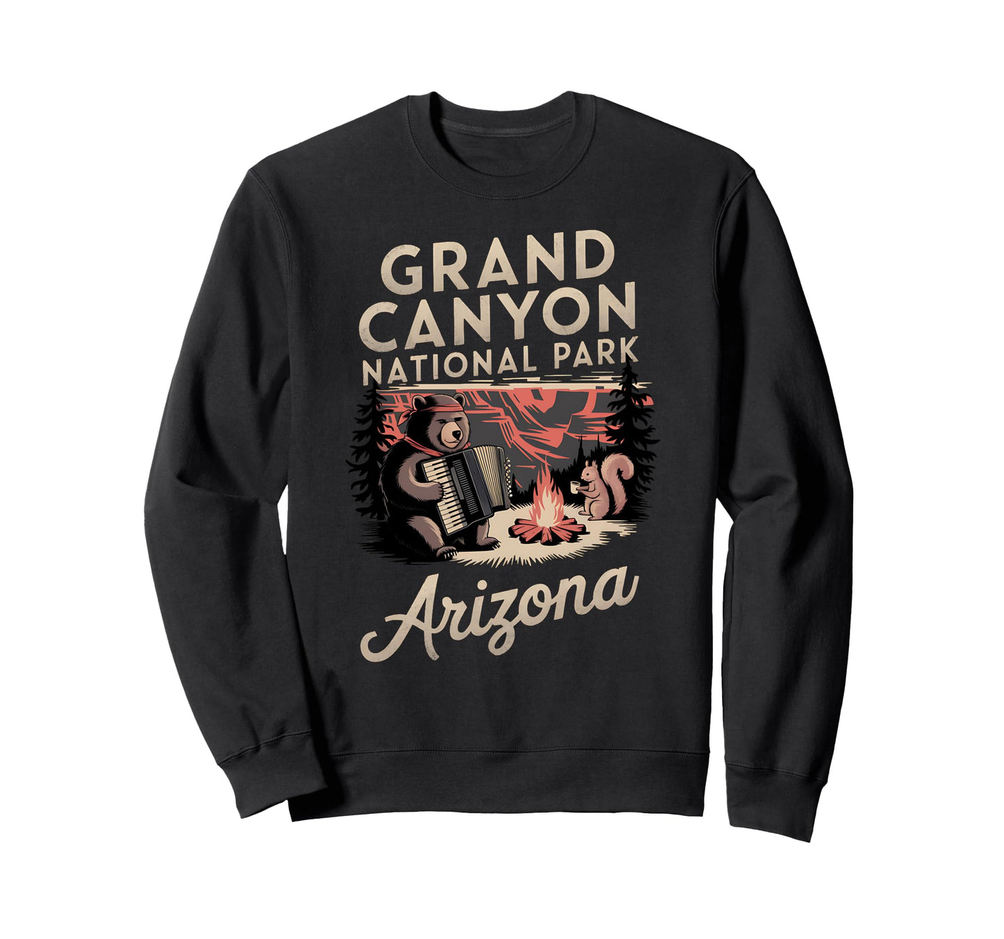 Fun Animals Grand Canyon National Sweatshirt - Aesthetic Graphic Men Women