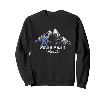 Pikes Peak Colorado National Park Sweatshirt - Custom Art Print Unisex