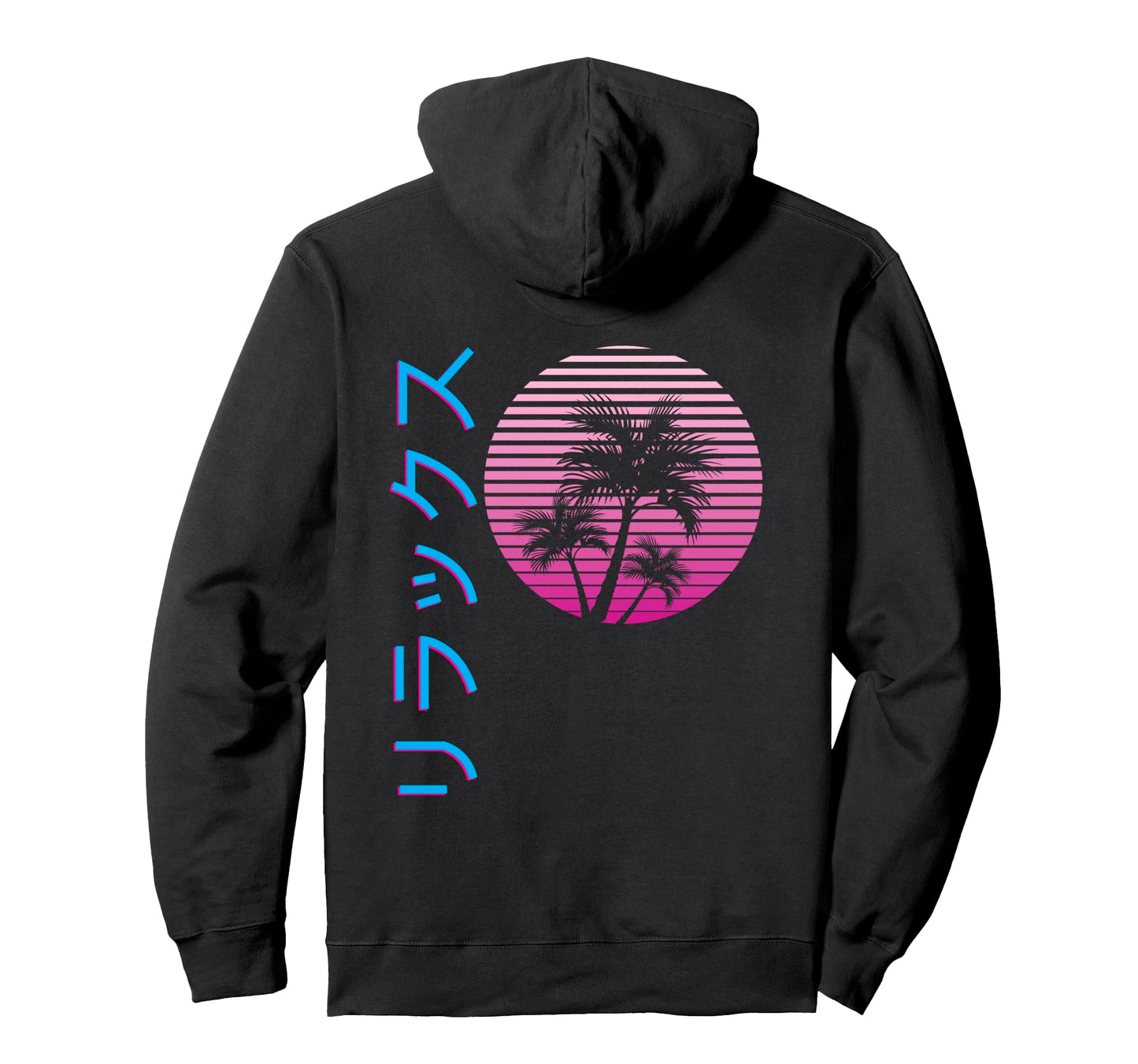Vaporwave Aesthetic Japanese Relax Hoodie - Fun Novelty Design Men Women