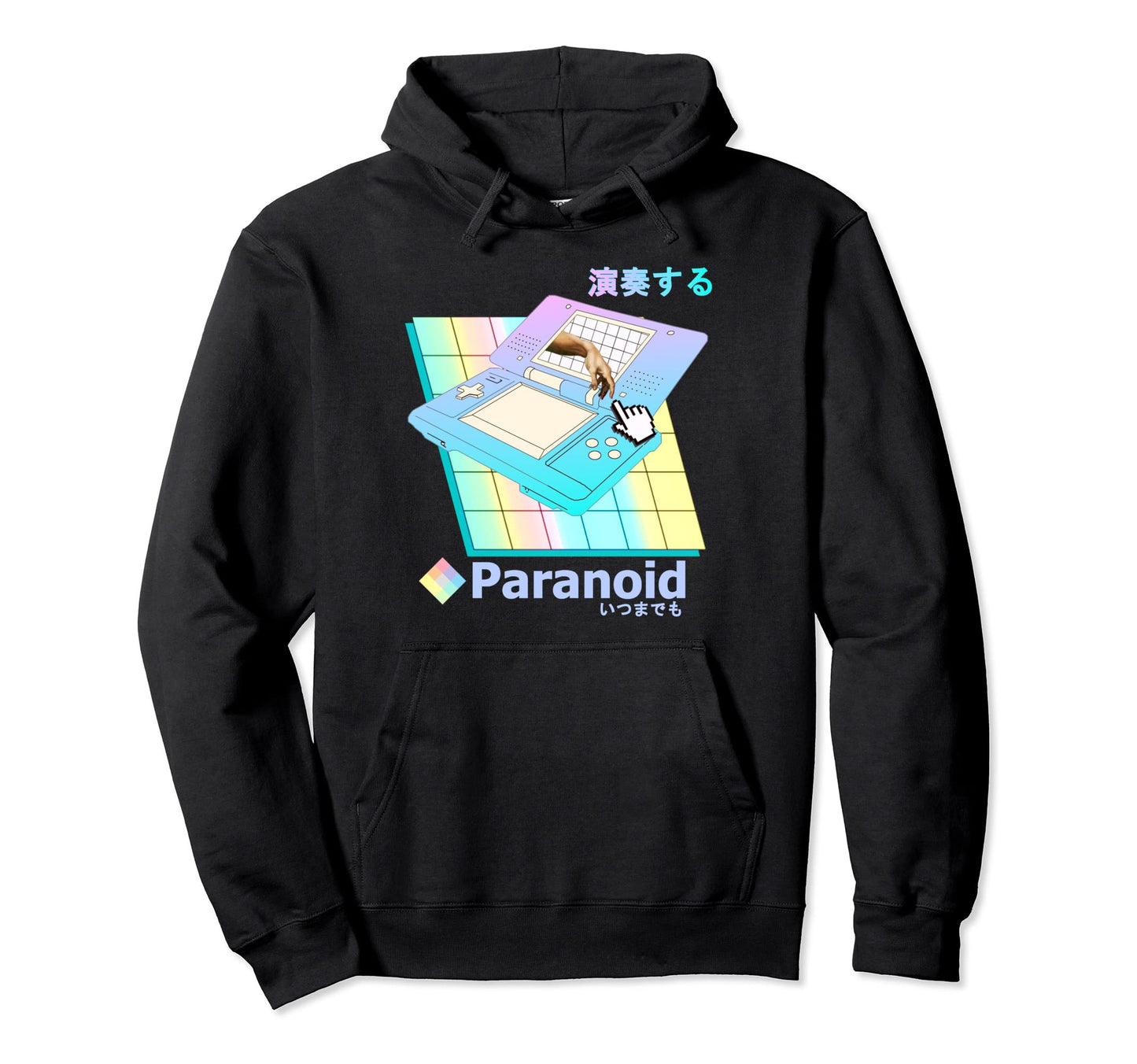 Vaporwave Aesthetic Pastel Forever Hoodie - Minimalist Print Men Women