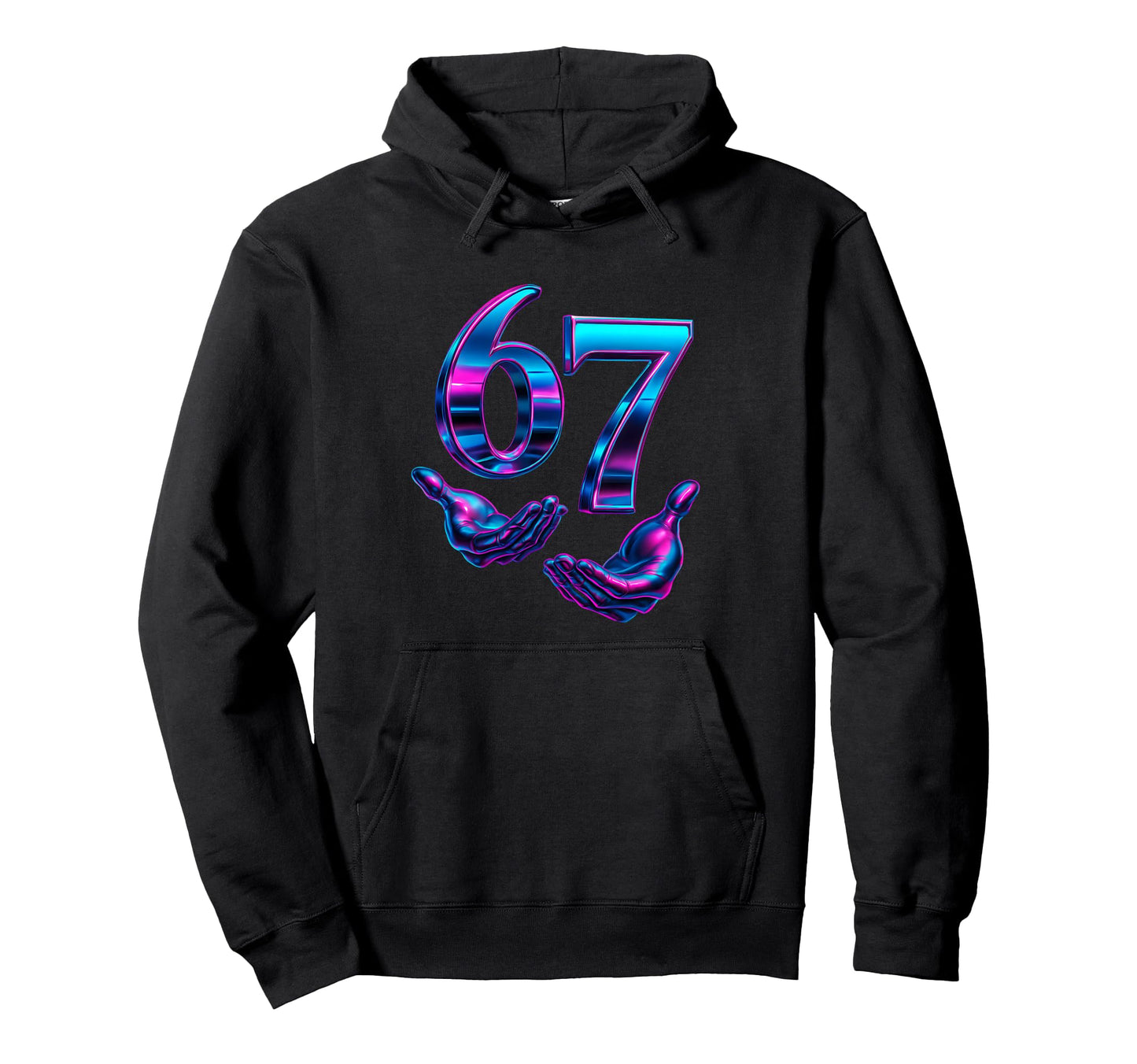 Funny Six Seven 6 7 Gen Alpha Slang Hoodie - Fun Novelty Design Unisex