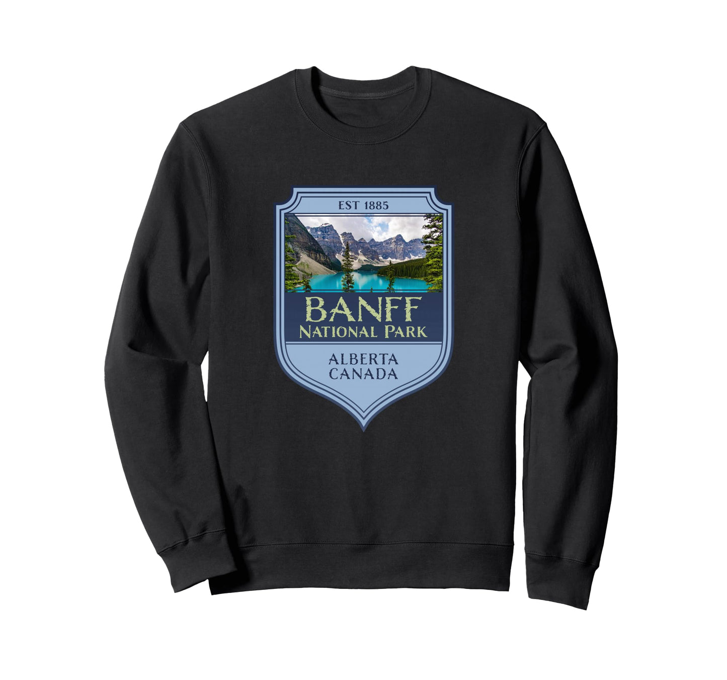 Banff National Park Alberta Ca Sweatshirt - Novelty Apparel for Adults
