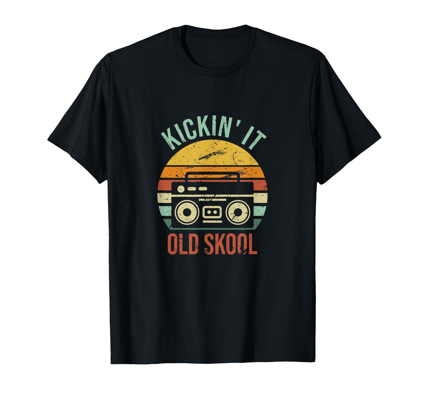 Kickin It Old Skool Legendary 90S T-Shirt - Custom Art Print Men Women