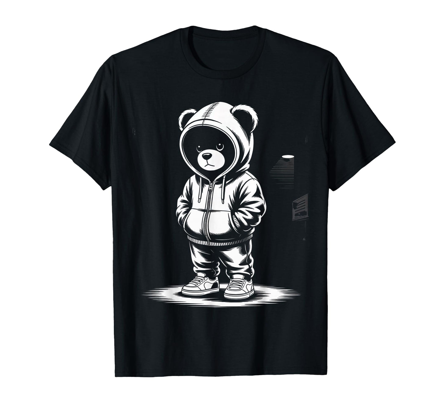 Camouflage Rapper Teddy Bear Camo 80S T-Shirt - Minimalist Print Unisex