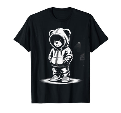 Camouflage Rapper Teddy Bear Camo 80S T-Shirt - Minimalist Print Unisex