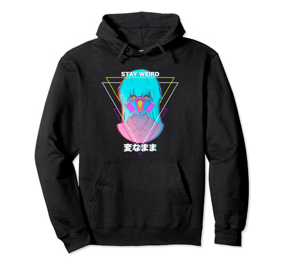 Stay Weird Pastel Goth Vaporwave Hoodie - Trendy Graphic Men Women