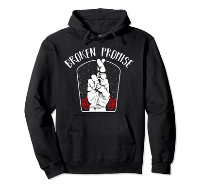 Broken Promise Aesthetic Vaporwave Hoodie - Casual Everyday Wear Unisex