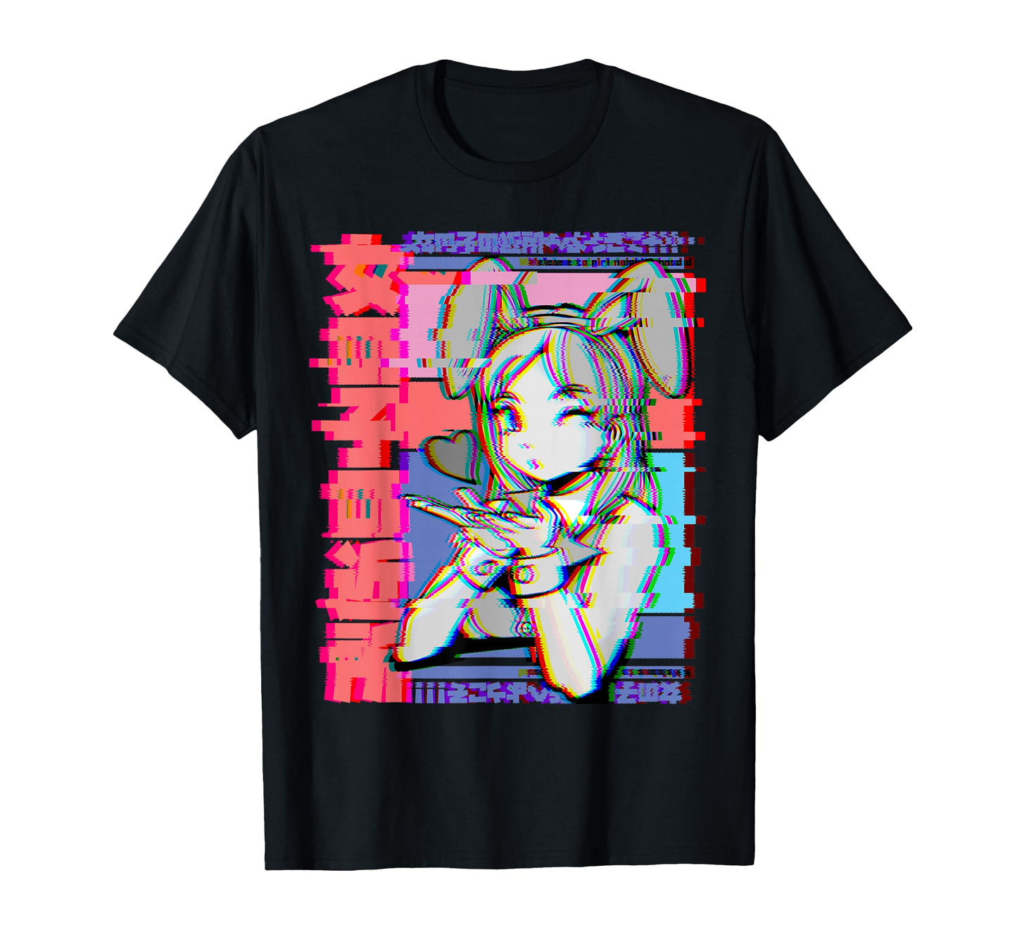Vaporwave Aesthetic Japanese Anime T-Shirt - Unique Graphic Unisex