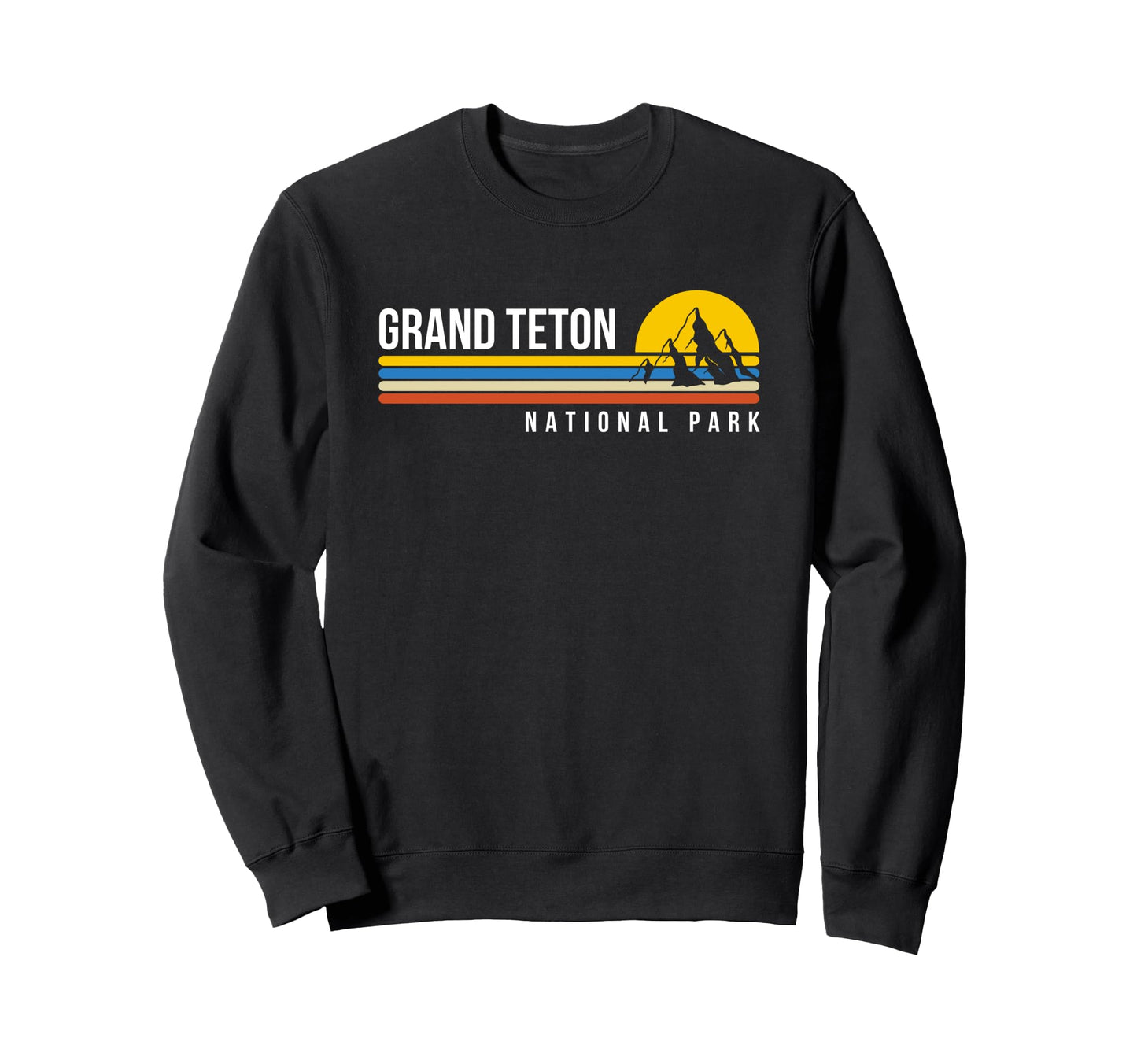 Grand Teton National Park Wyoming Sweatshirt - Custom Art Print for Adults