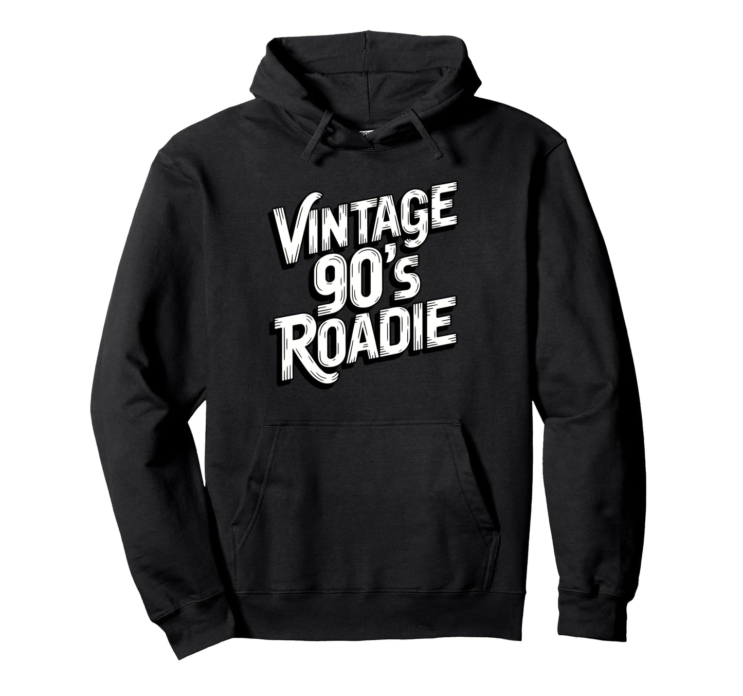 90S Roadie Rock Music Country Hoodie - Casual Everyday Wear for Adults