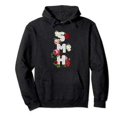 Smh 90S Aesthetic Roses Texting Meme Hoodie - Aesthetic Graphic Men Women