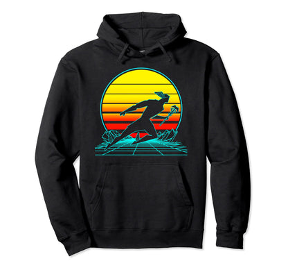 Hermes God Vaporwave Hoodie - Custom Art Print Men Women
