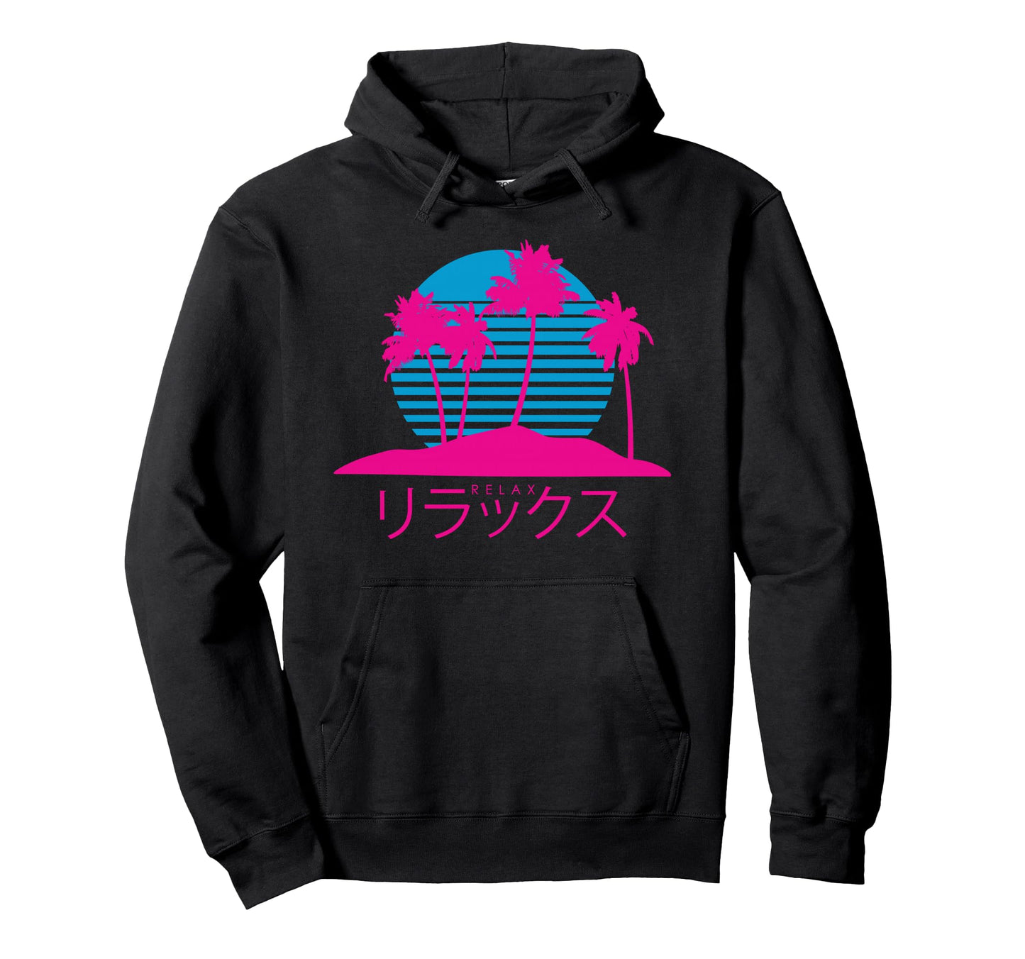 Relax 80S Vaporwave Aesthetic Pastel Hoodie - Custom Art Print for Adults