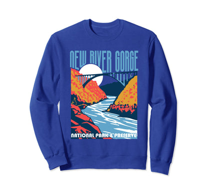 New River Gorge National Park West Sweatshirt - Graphic Print Unisex