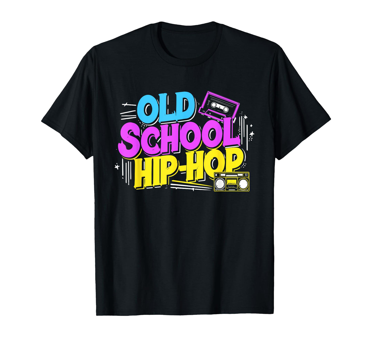 Old School Hip Hop 80S 90S Graffiti T-Shirt - Novelty Apparel for Adults
