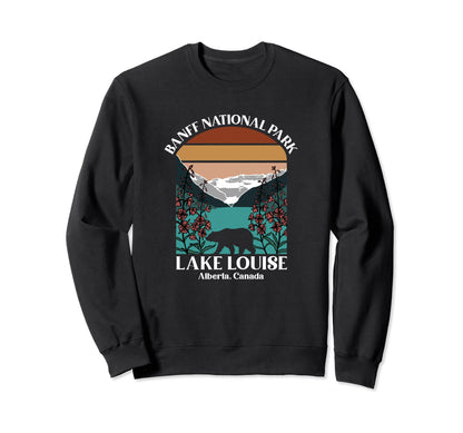 Banff National Park Lake Louise Sweatshirt - Custom Art Print for Adults