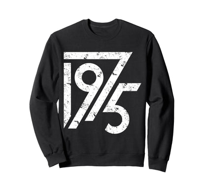 1975 Birthday Grunge Alternative Sweatshirt - Aesthetic Graphic Unisex