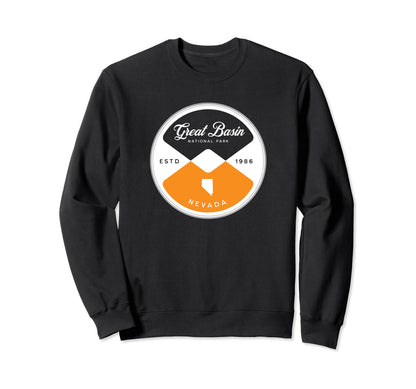 Great Basin National Park Nevada Sweatshirt - Minimalist Print for Adults