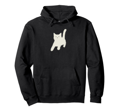 Y2K Cat Scary Back Tomcat 90S 80S 2000S Hoodie - Graphic Print Unisex